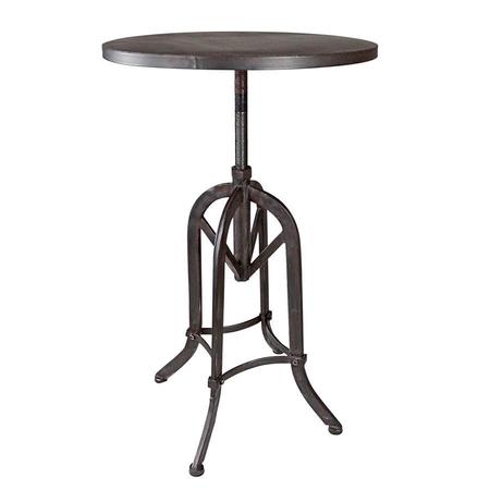 Design Toscano Industrial Revolution Adjustable Height Side Table MH35331